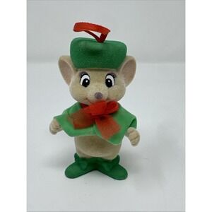 Disney Rescuers Down Under Miss Bianca Flocked Christmas Ornament McDonalds 1990
